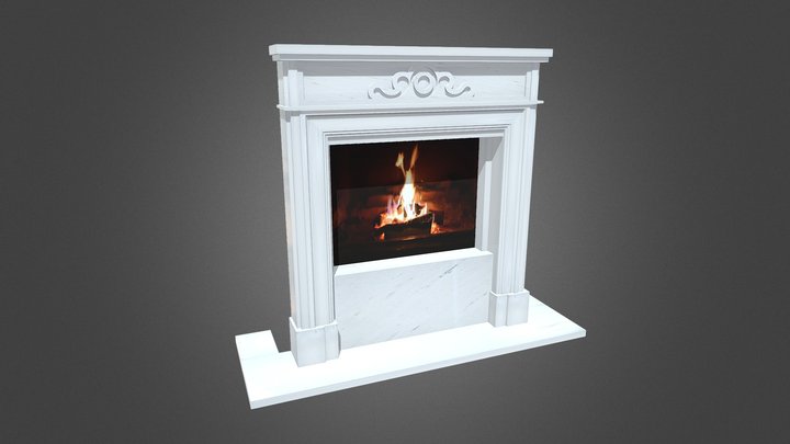 Fireplace Dm 3 3D Model