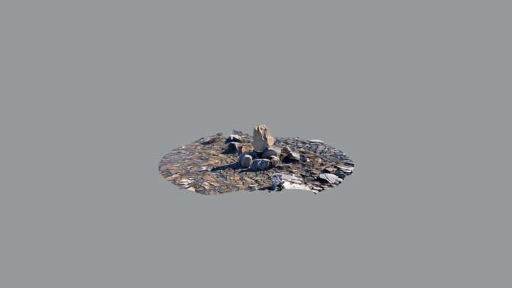 Torres del Paine-rocas lago nordenjold 3D Model