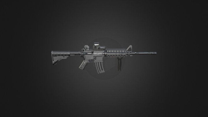 M4A1 - HPRZ 3D Model