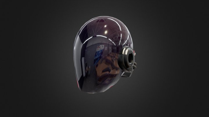 Sci fi Dome Helm 3D Model