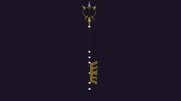 Keyblade Staff 3D Model