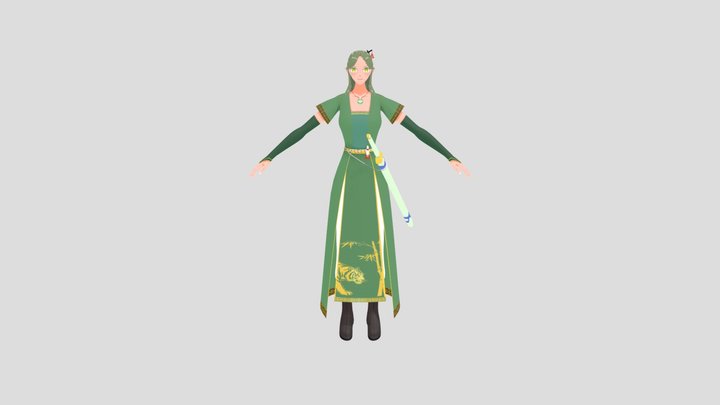 Ayame 3D Model