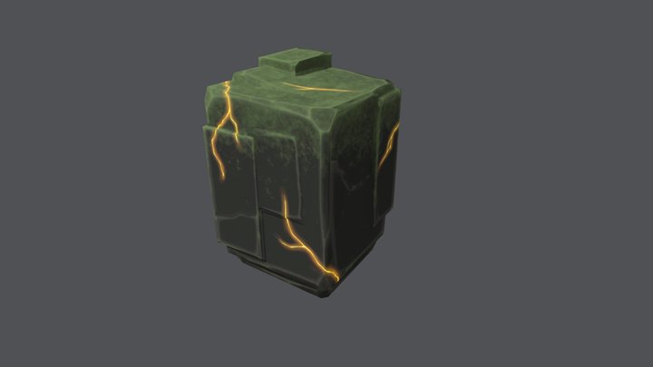 Stylised Rock 3D Model