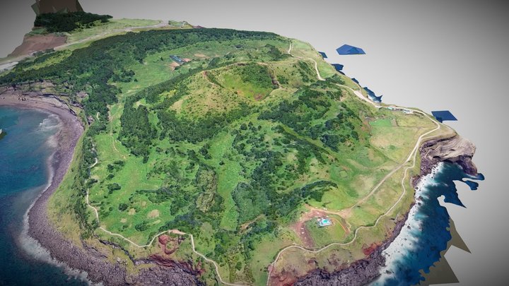 3D Model of Songak Mountain, Jeju Island 3D Model