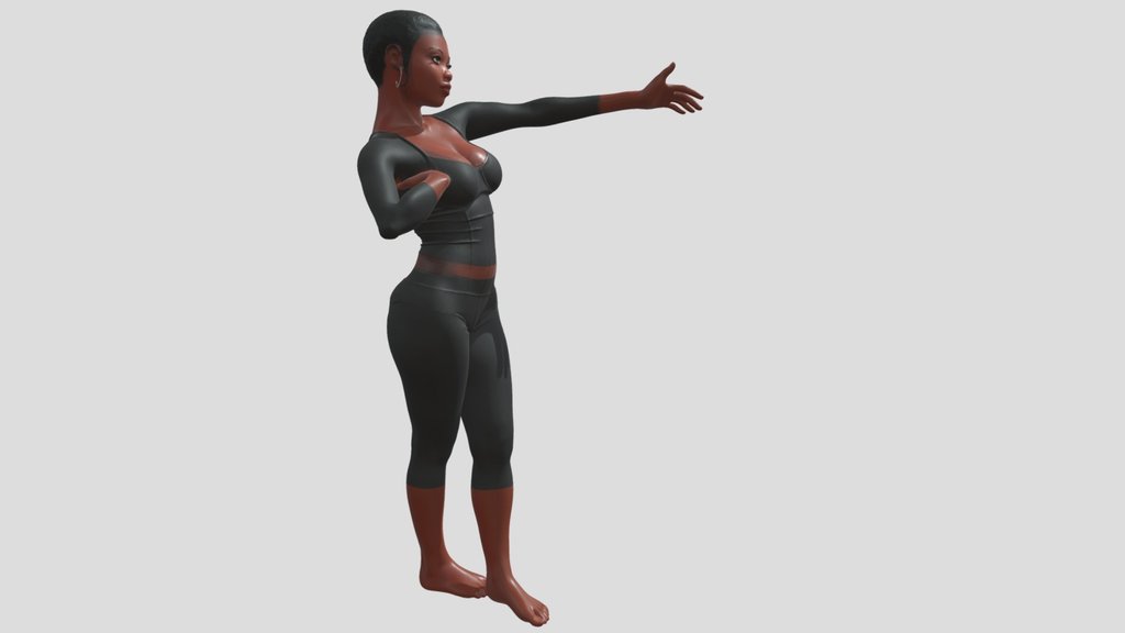 Dancing panther girl
