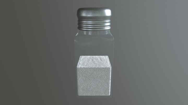 Salt Shaker 3D Model