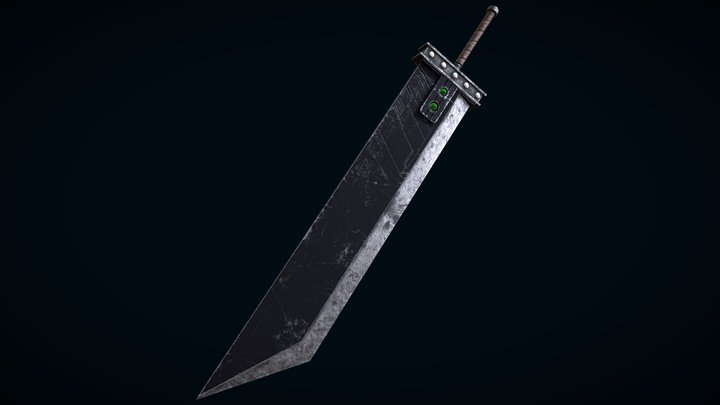 Buster Sword from FVII 3D Model