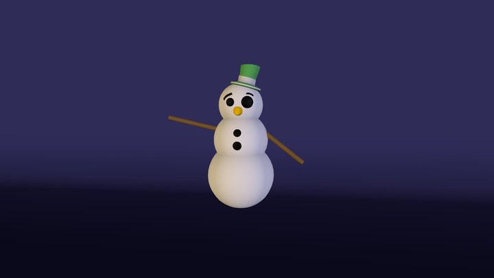 snowman test 3D Model