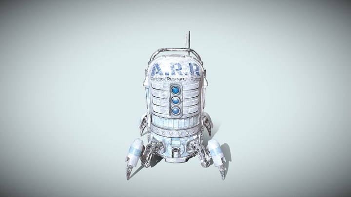 Arctic Research Robot (Spiderbot) 3D Model