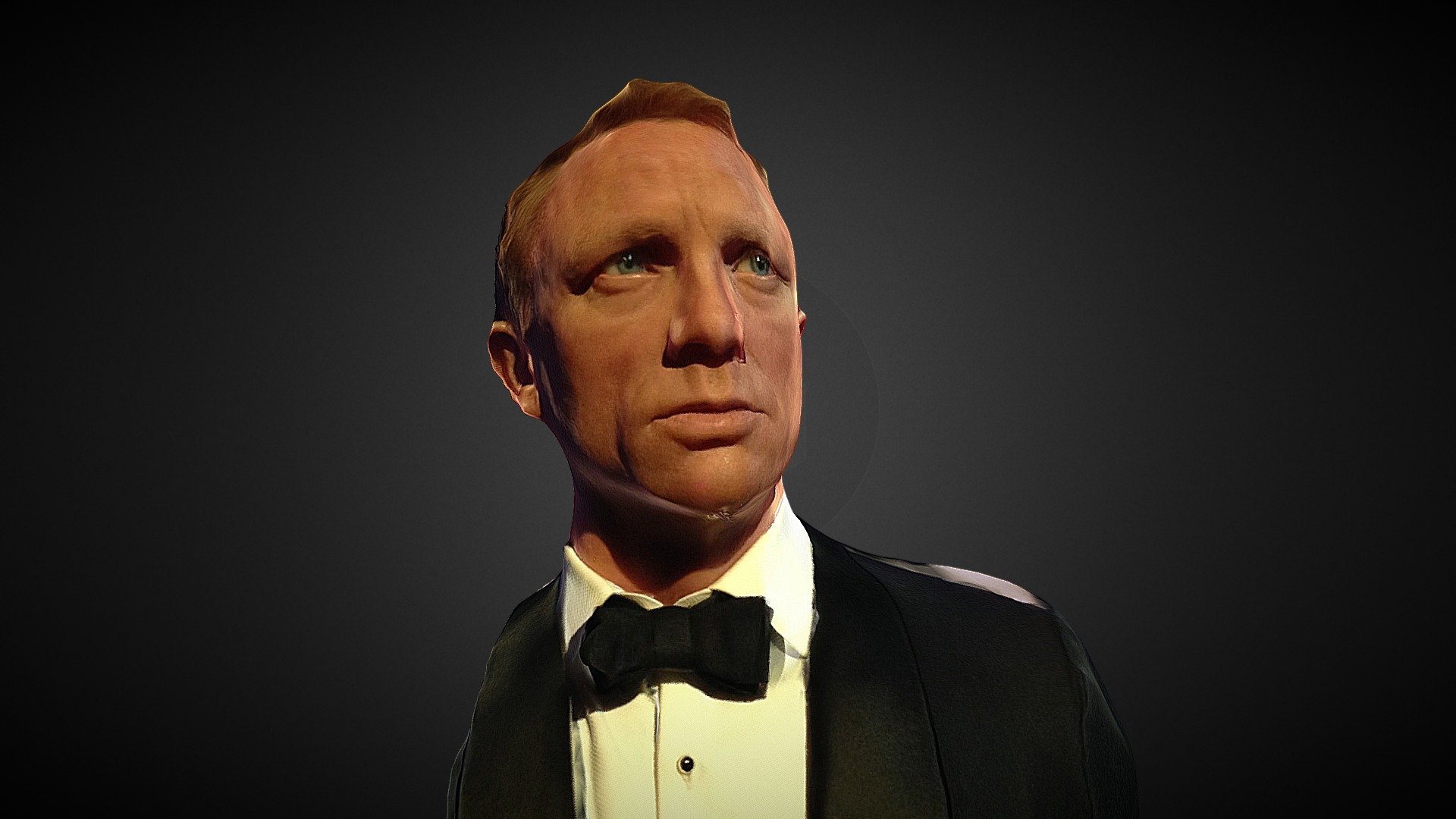 Прототип джеймса бонда. James Bond 3d model.