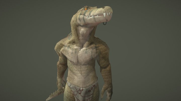 Crokodan Texture (re-upload) 3D Model