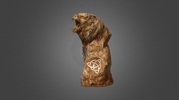 Celtic Bear Totem 3D printable 3D Model
