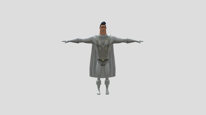 Metro Man from Wii 3D Model
