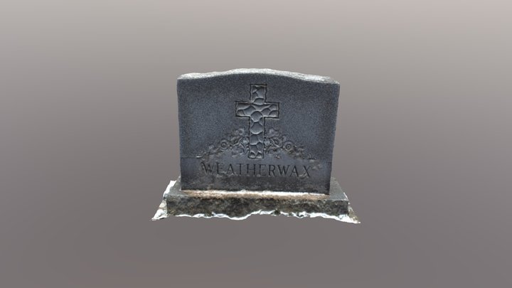 Grave Marker of Clifford T. Weatherwax & Family 3D Model