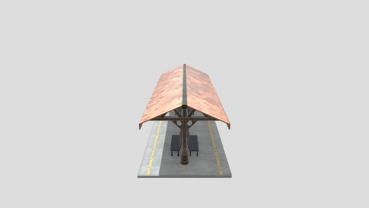 Train station 3D Model