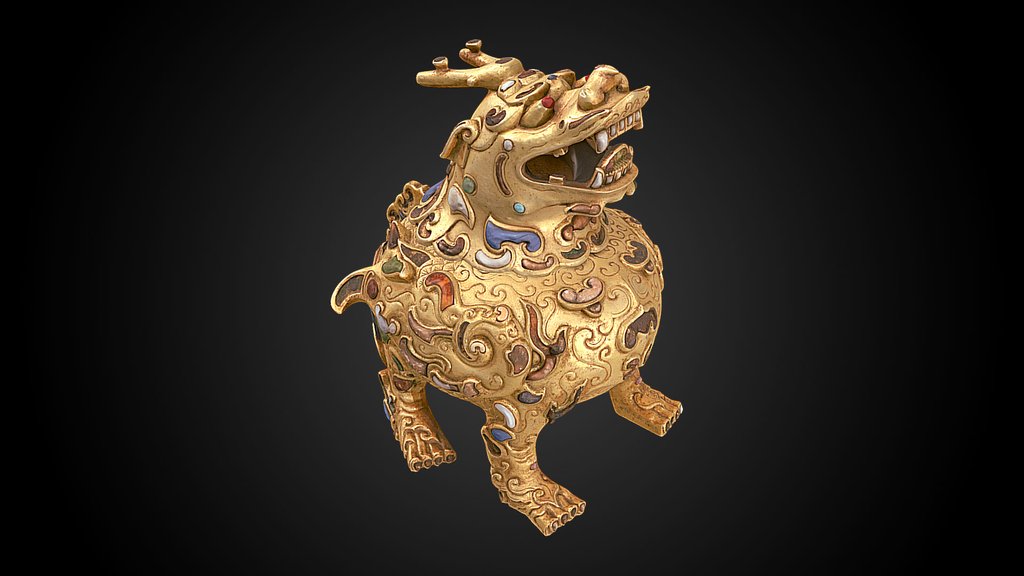 Mythical Beast Censer, c. 1736-1795 CE