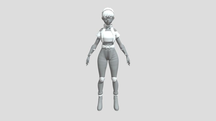 Basse Character 3D Model