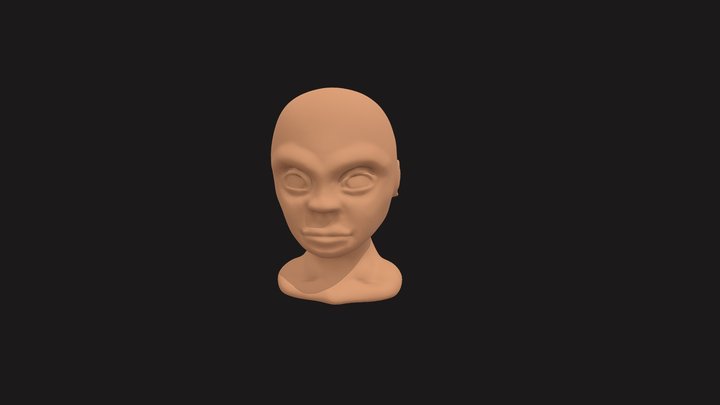30 day Sculpting challenge / 1 day 3D Model