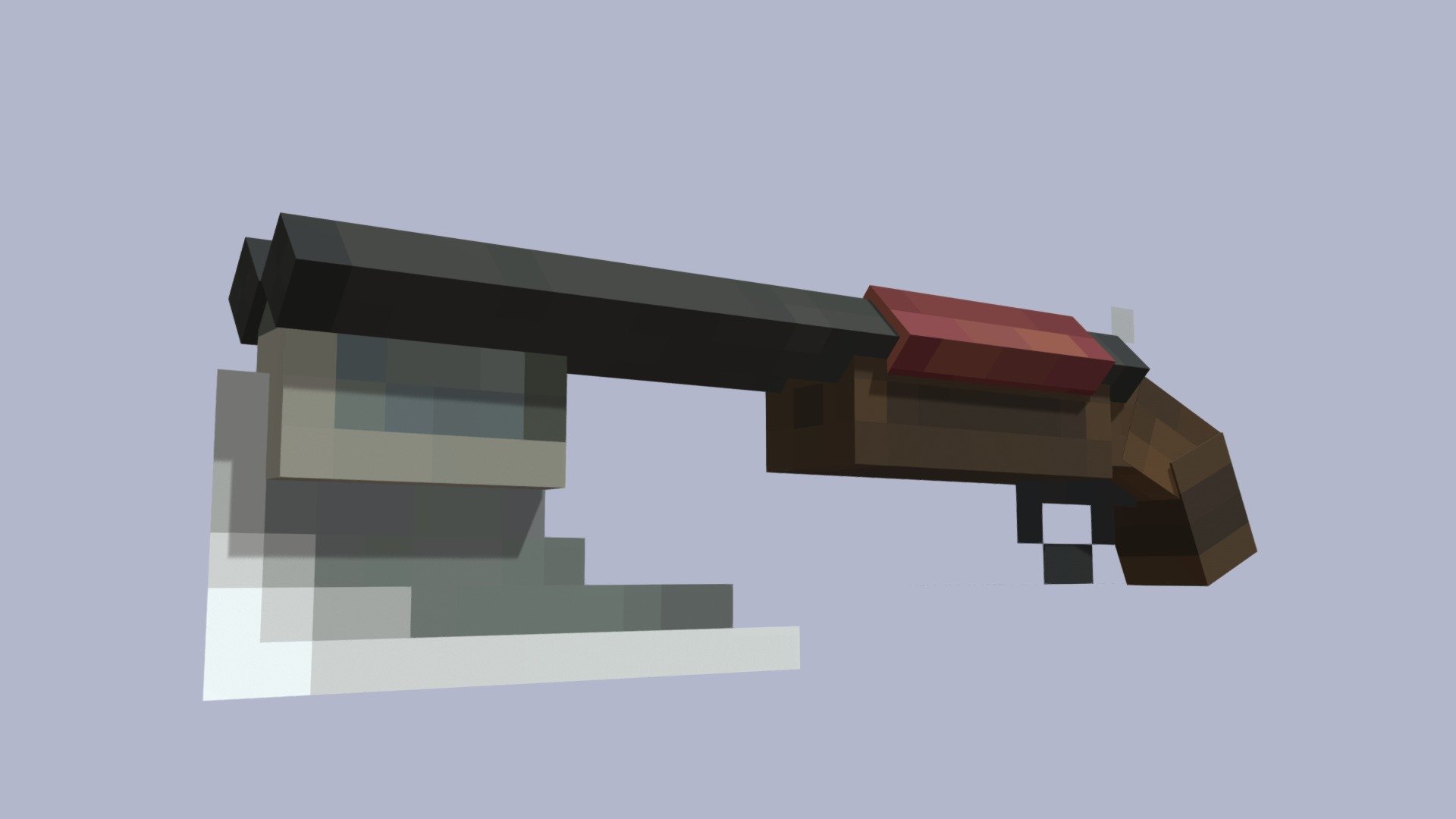 Shotgun Axe (Minecraft Item) - 3D model by Bdog (@barkangel) [255b579 ...