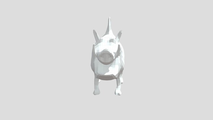 Bruna Carvalho de Magalhaes - Pumba 1 retopologi 3D Model