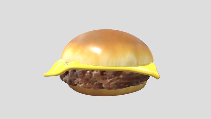 Cheeseburger Burger 3D Model
