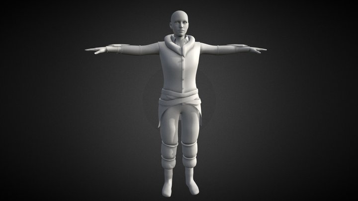Study: Character Clothing 3D Model