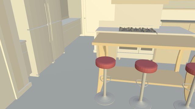 Fort Kitchen V1 3D Model