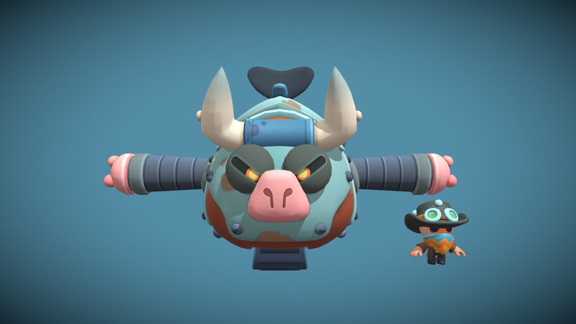 Rodeo Hank - Download Free 3D model by Nomnivore [2560bcc] - Sketchfab