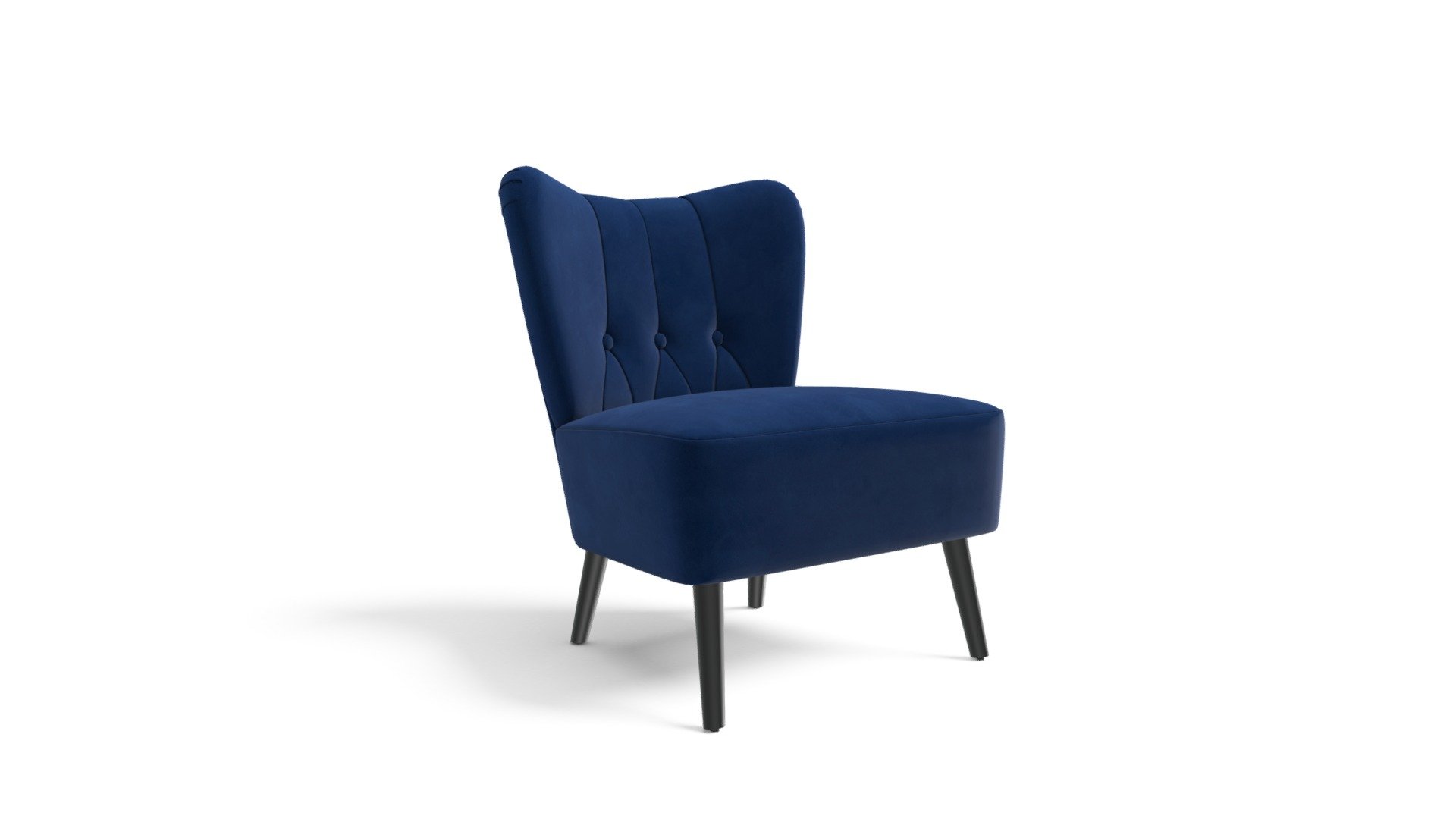 electric blue accent chair