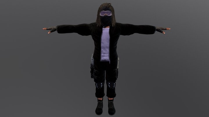 Game Character 3D Model