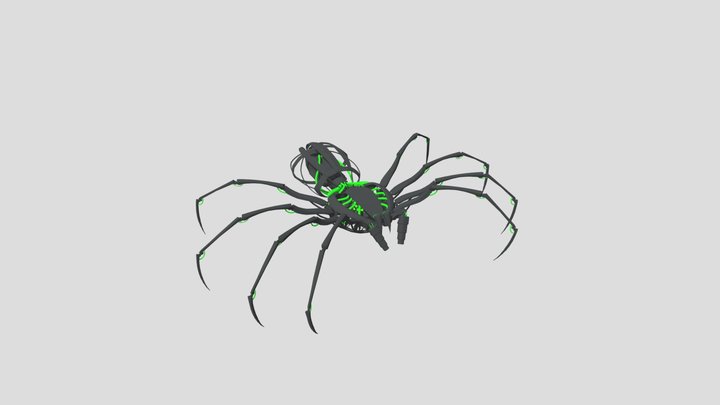 Mechanical Spider 3D Model