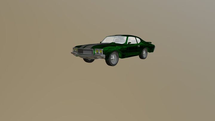 Buick GSX 455 3D Model