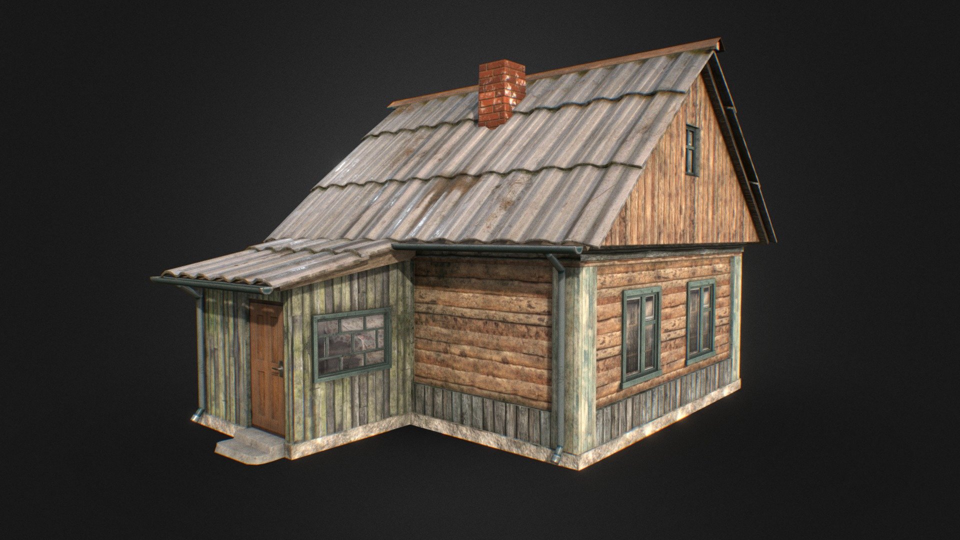 Old russian house - Download Free 3D model by Yury Misiyuk (@Tim0) [2563ece]