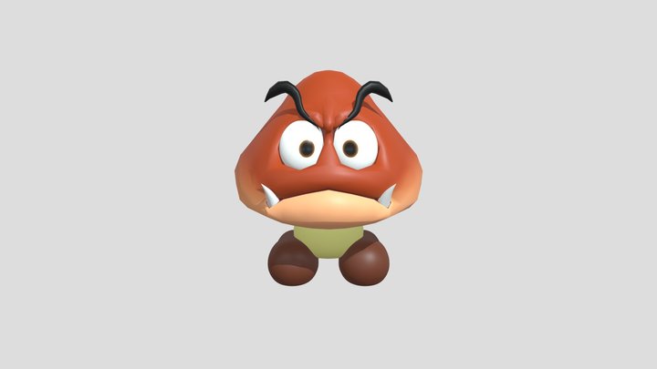 Render96 Goomba 3D Model