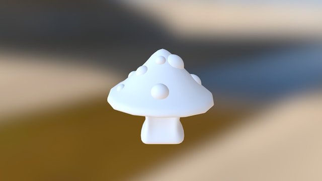 Mushroom house 3D Model