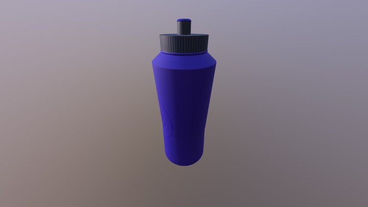 Bottle of Water 3D Model