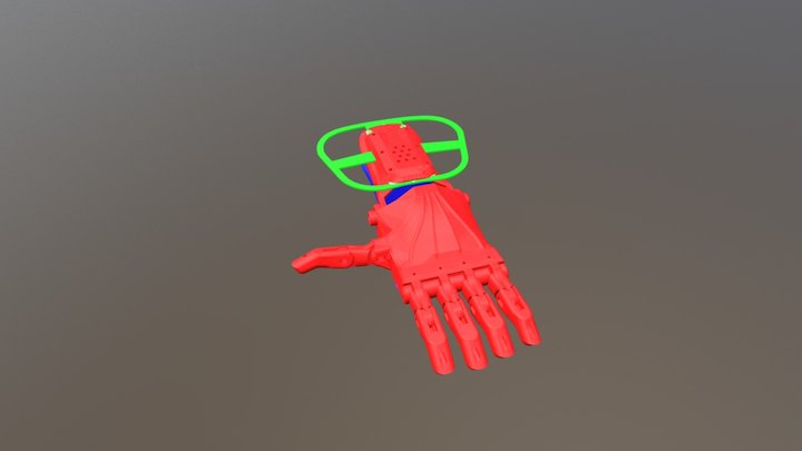 Osprey Hand 3D Model