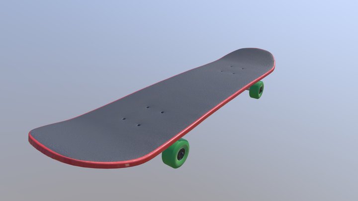 Skateboard 3D Model