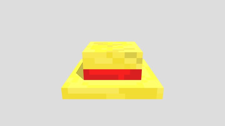 Minecraft hat - playa 3D Model