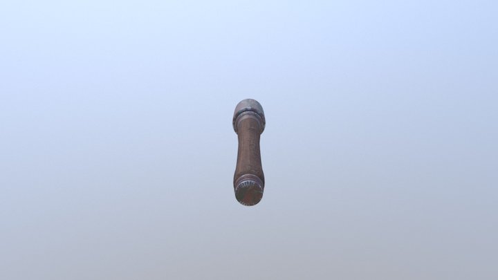 Bulgarian WW2 Hand Stick Grenade 3D Model
