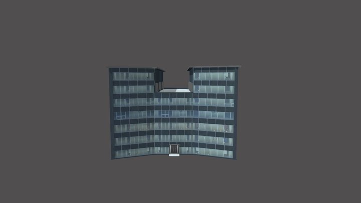 Rooftop Office 3D Model