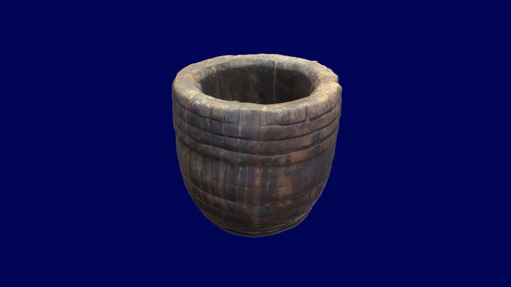Small wooden pot (houten vaatje) OE14-79