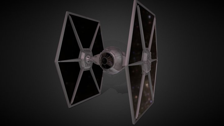 Tie Fighter 3D Model