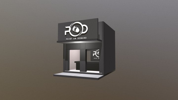 loja lowpoly 3D Model