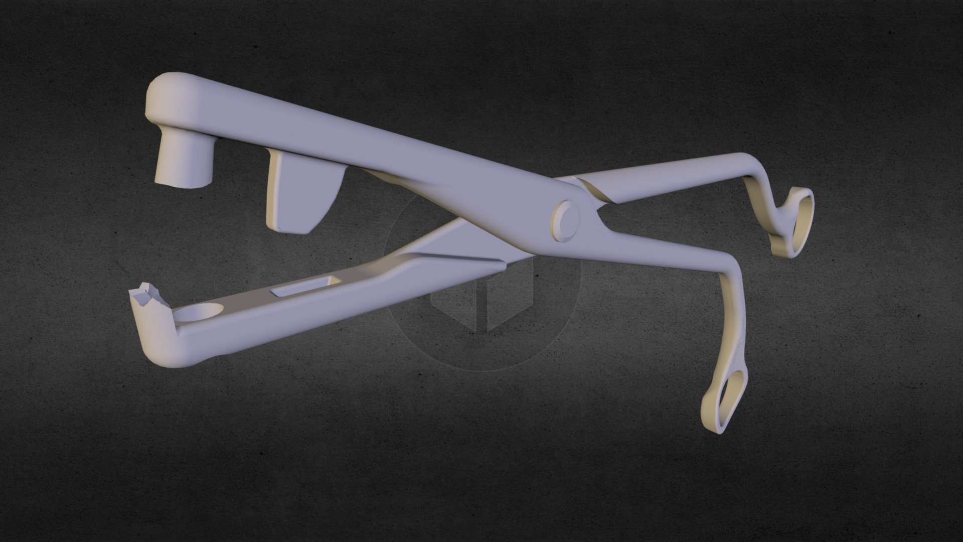 Медицинские щипцы - 3D model by rp-center [2568544] - Sketchfab