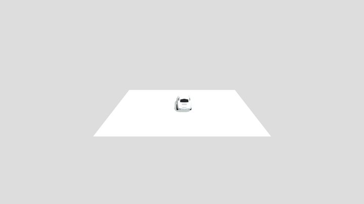 low poly Sports Car 3D model 3D Model