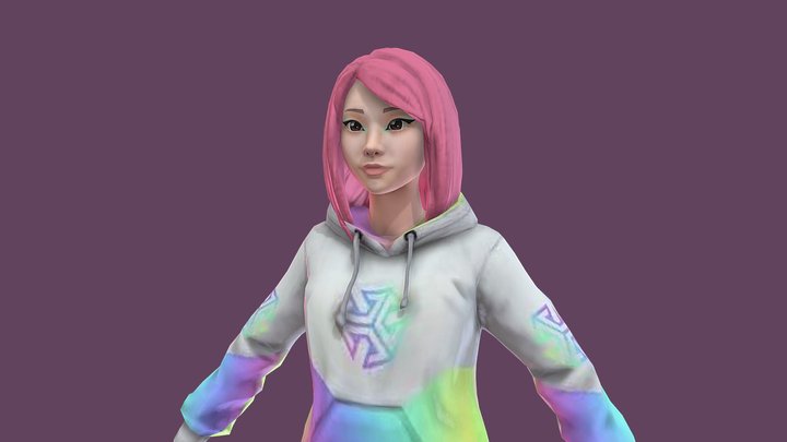 female character 3D Model