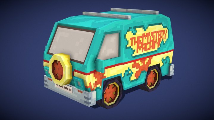 Scooby do "The mystery machine" 3D Model