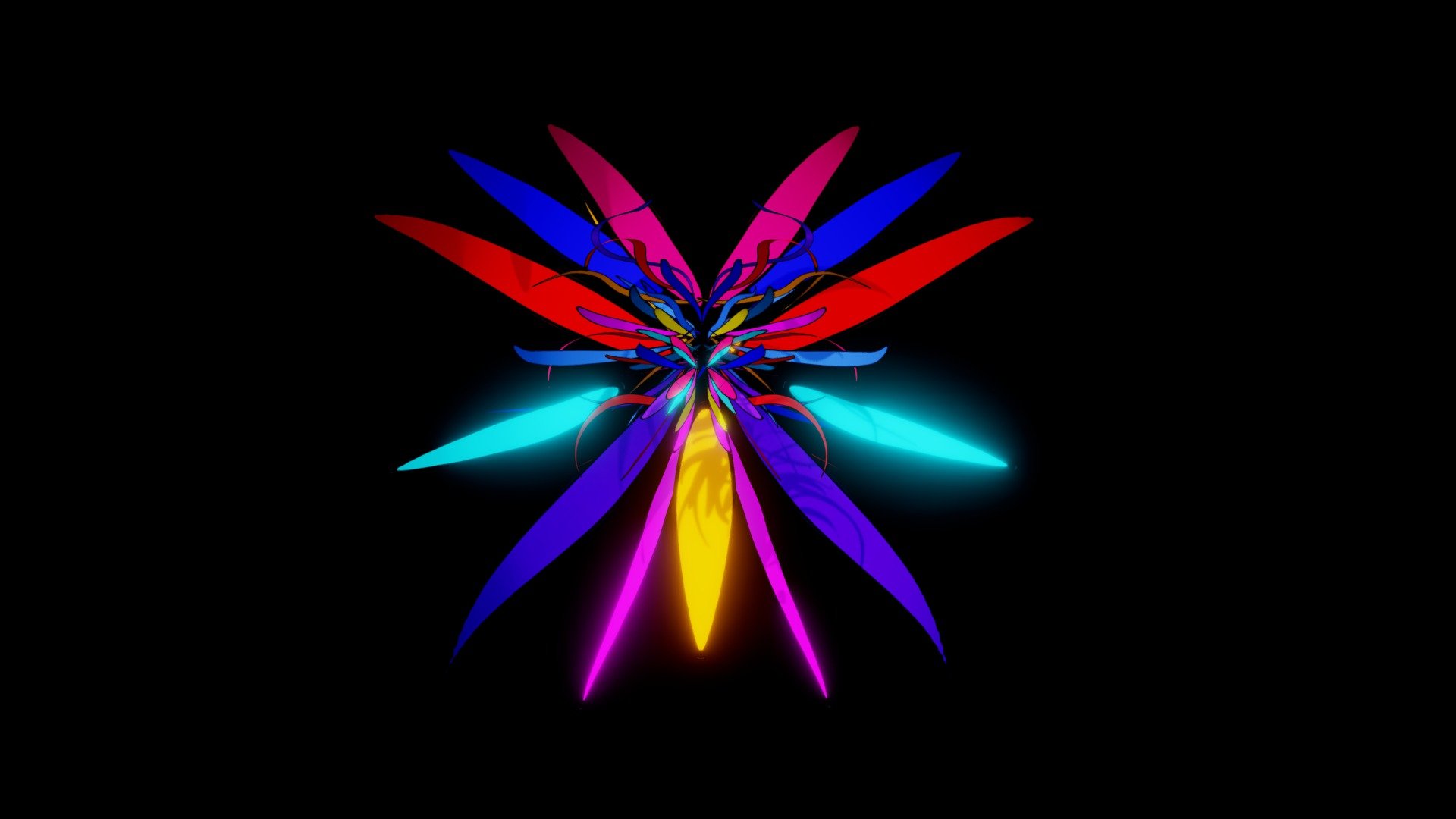 Alien Flower - Tilt Brush — Sketchfab embed 3D viewer