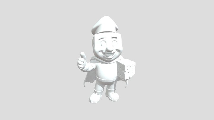 Cheese Caped Crusader arpacı 3D Model